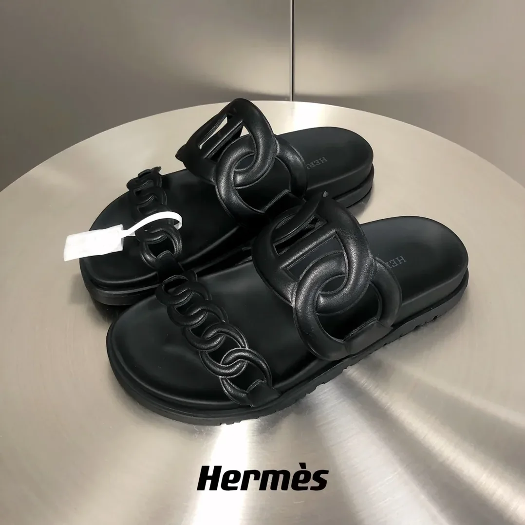 Hermes Extra Sandal Black Hermes Extra Sandal Black