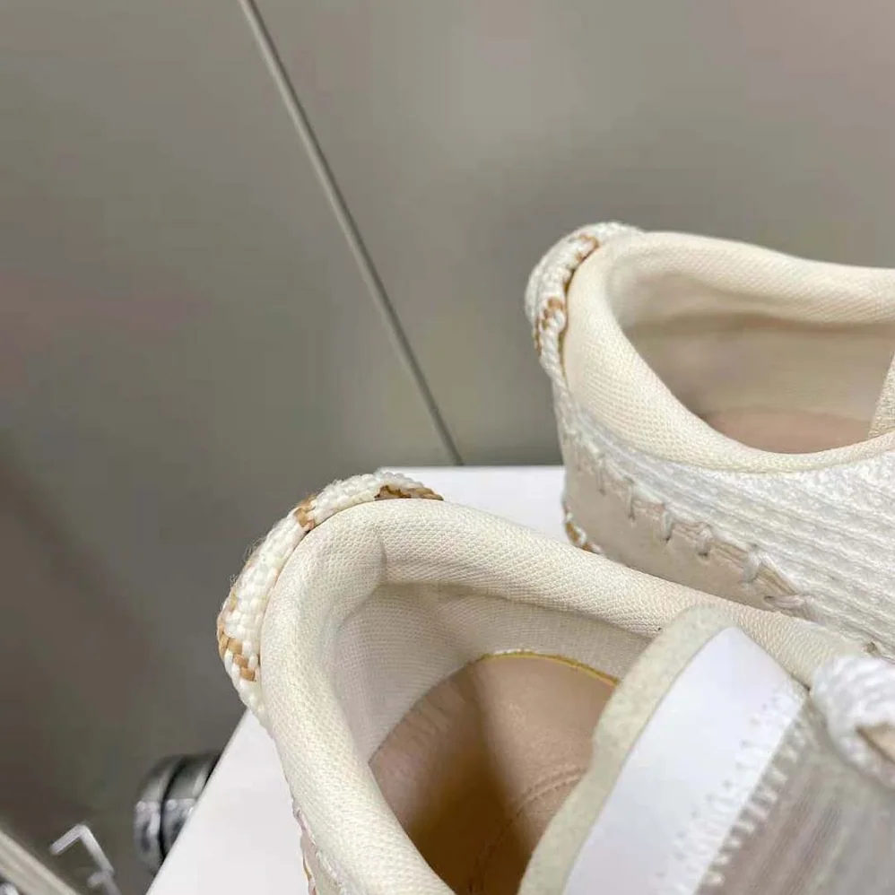 Chloe Nama Sneaker in Recycled Mesh for Women in White