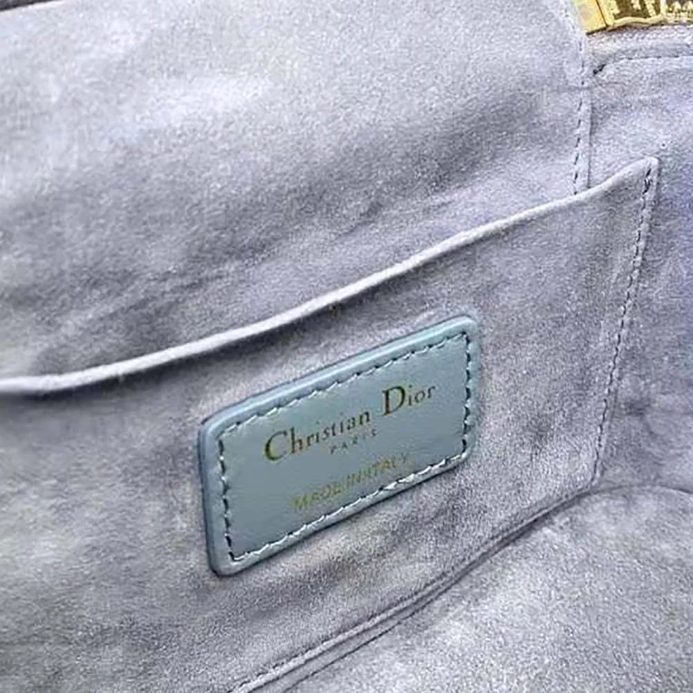 Dior Small Diortravel Vanity Case Cannage Lambskin for Women in Silver Dior Small Diortravel Vanity Case Cannage Lambskin for Women in Silver