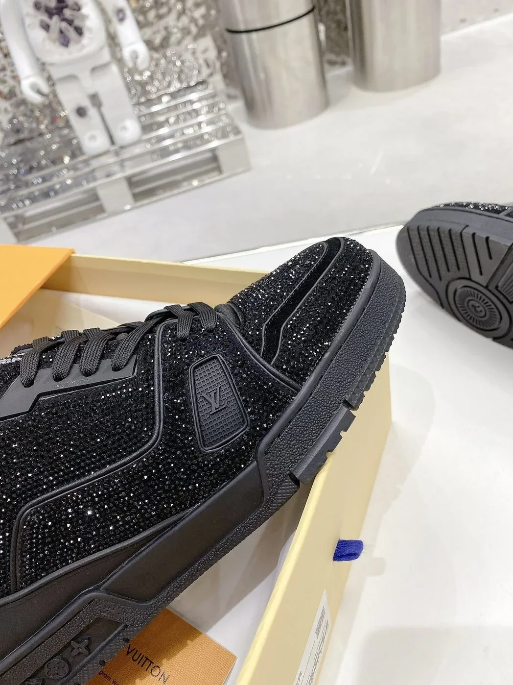 Louis Vuitton LV Trainers Black for Women