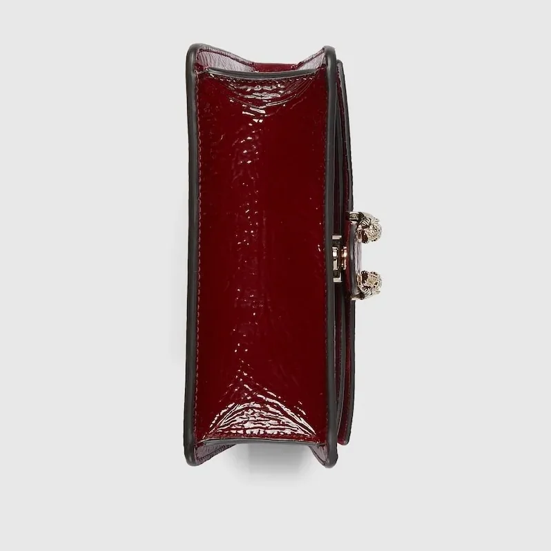 Gucci Dionysus Super Mini Shoulder Bag in Red Light Gold Hardware