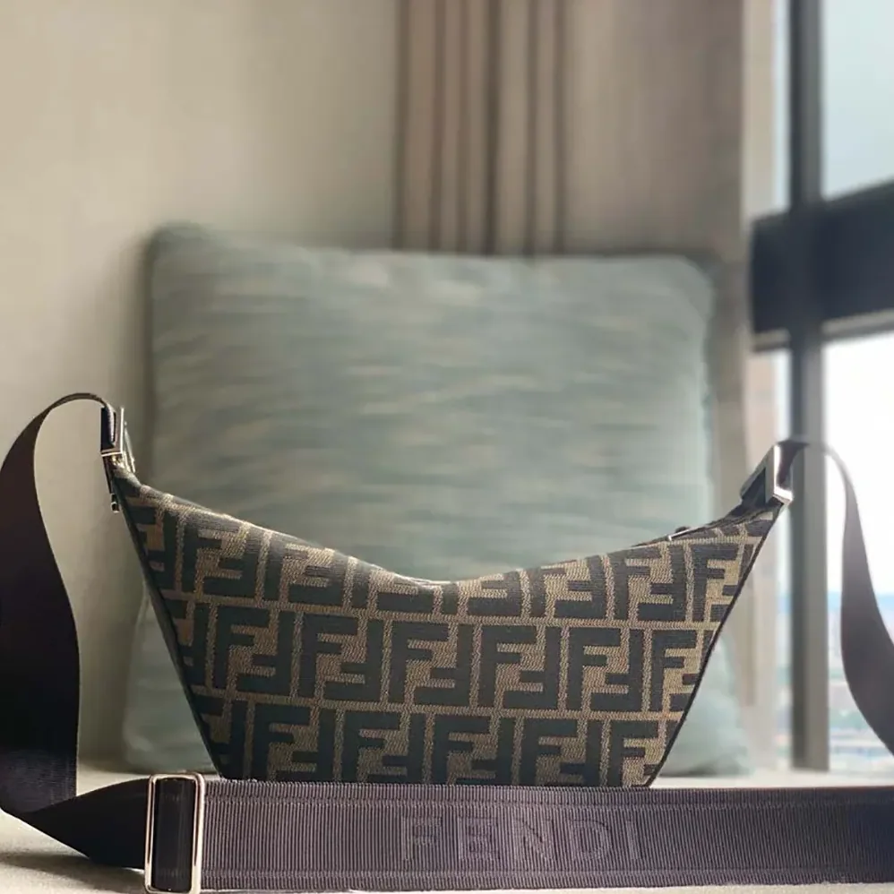 Fendi FF Jacquard Fendi Melon Small FF Bag for Unisex Fendi FF Jacquard Fendi Melon Small FF Bag for Unisex