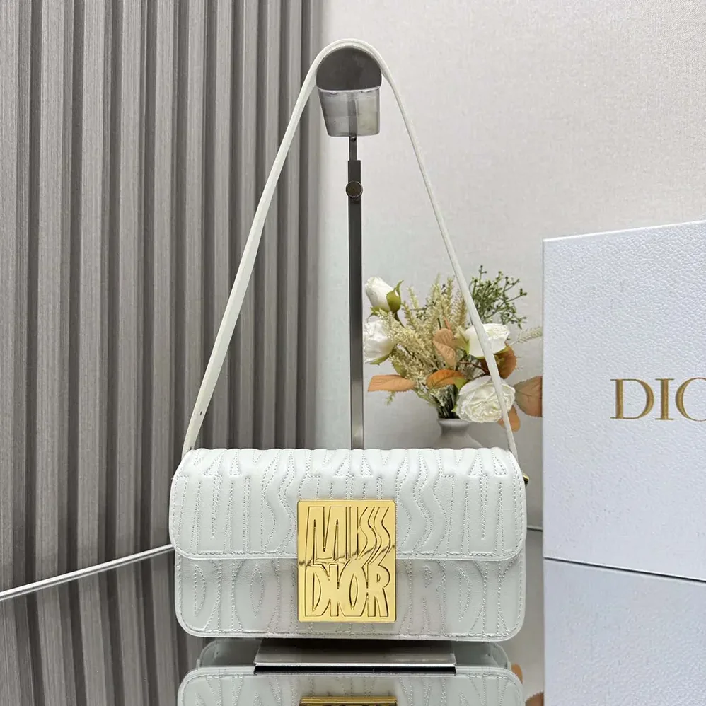 Dior Miss Dior Flap Bag Latte Quilted Miss Dior Allover Calfskin for Women Dior Miss Dior Flap Bag Latte Quilted Miss Dior Allover Calfskin for Women