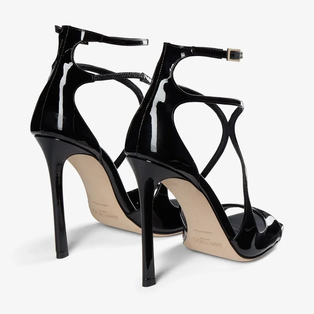 Jimmy Choo Azia 110 Black AZIA110PAT Jimmy Choo Azia 110 Black AZIA110PAT