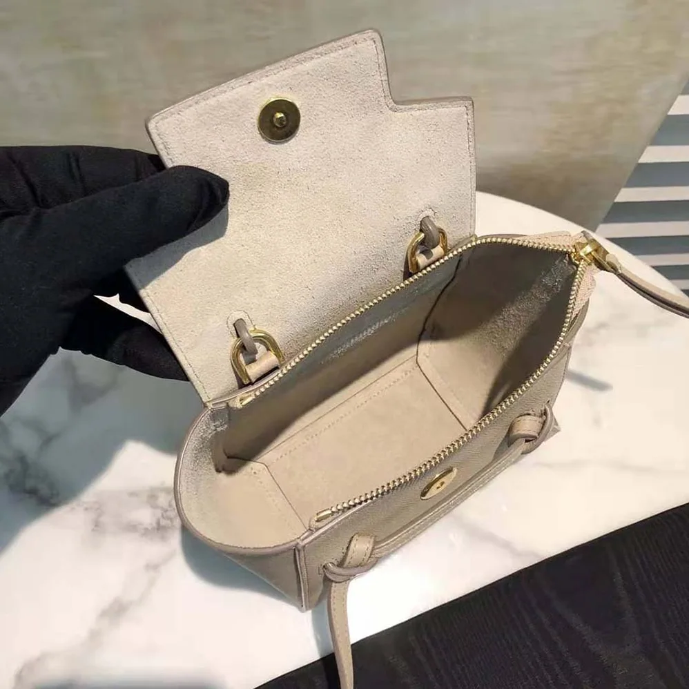Celine Pico Belt Bag in Grained Calfskin for Women in Beige Celine Pico Belt Bag in Grained Calfskin for Women in Beige