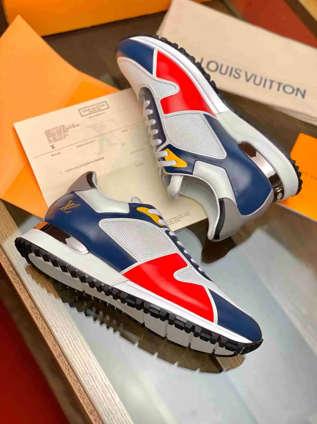 Louis Vuitton Run Away Sneaker Blue Louis Vuitton Run Away Sneaker Blue