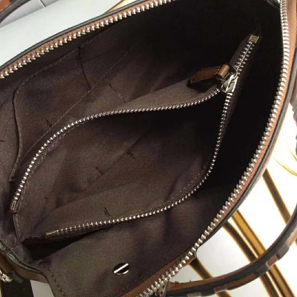 Fendi By the Way Regular Leather Boston Bag for Women in Brown Fendi By the Way Regular Leather Boston Bag for Women in Brown