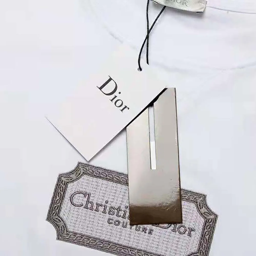 Dior Christian Dior Couture Relaxed-fit T for Men in shirt White Cotton Jersey