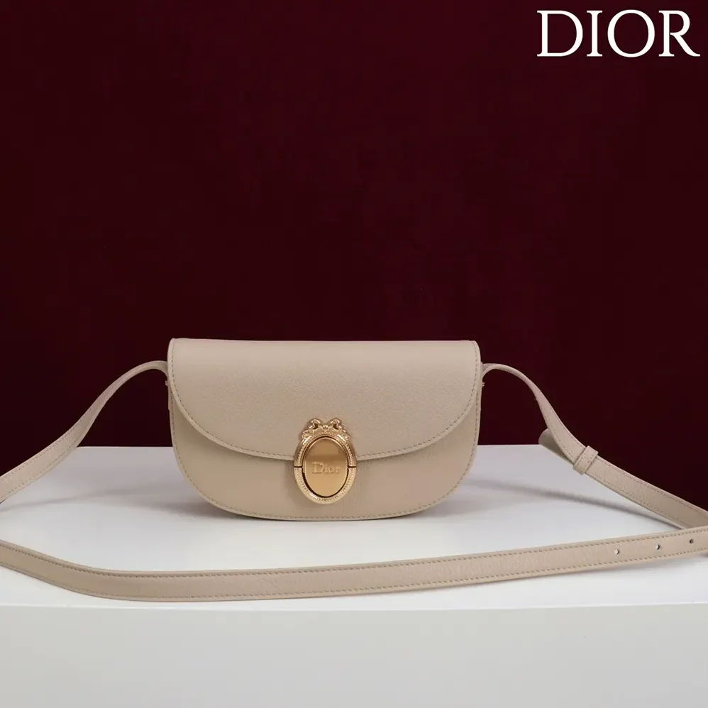 Dior Small Dior Médaillon Flap Bag Trench Grained Calfskin for Women Dior Small Dior Médaillon Flap Bag Trench Grained Calfskin for Women