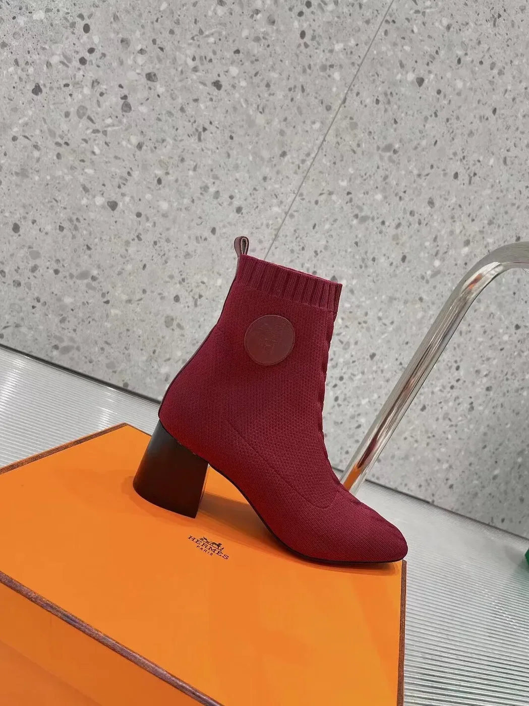 Hermes Volver 60 Ankle Boots Red / Hermes Volver 60 Ankle Boots Red /
