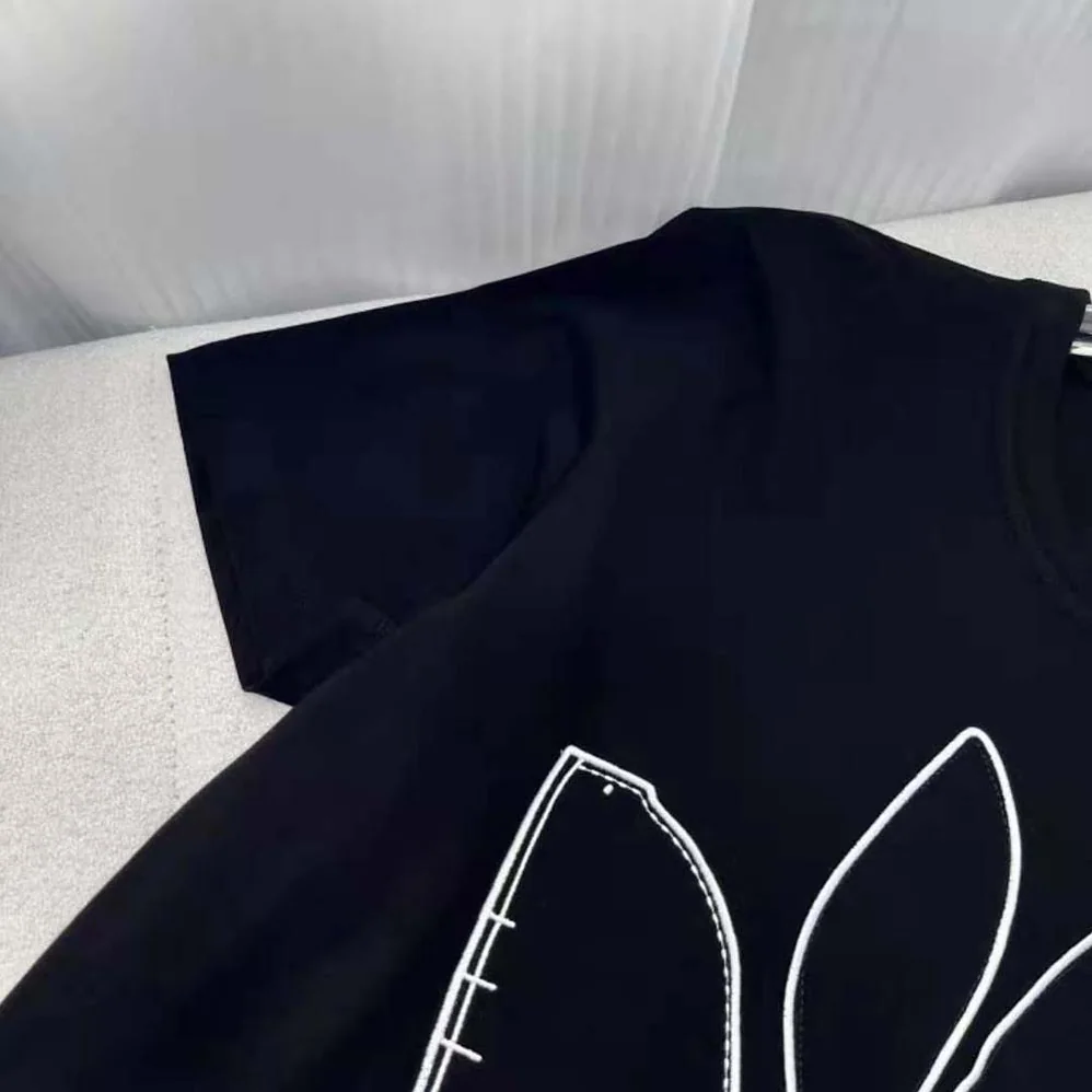 Loewe Bunny T-shirt in Cotton for Women in Black