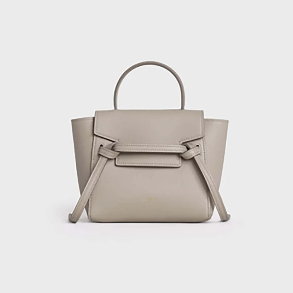 Celine Pico Belt Bag in Grained Calfskin for Women in Beige Celine Pico Belt Bag in Grained Calfskin for Women in Beige