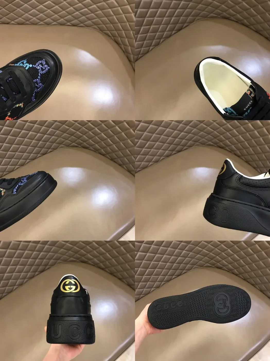 Gucci GG Embossed Sneaker Black Gucci GG Embossed Sneaker Black