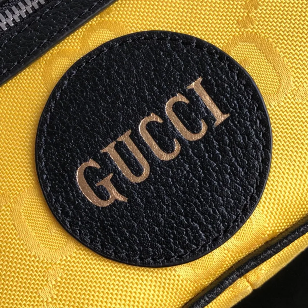 Gucci Gucci Off The Grid Belt Bag Yellow GG ECONYL® / Gucci Gucci Off The Grid Belt Bag Yellow GG ECONYL® /