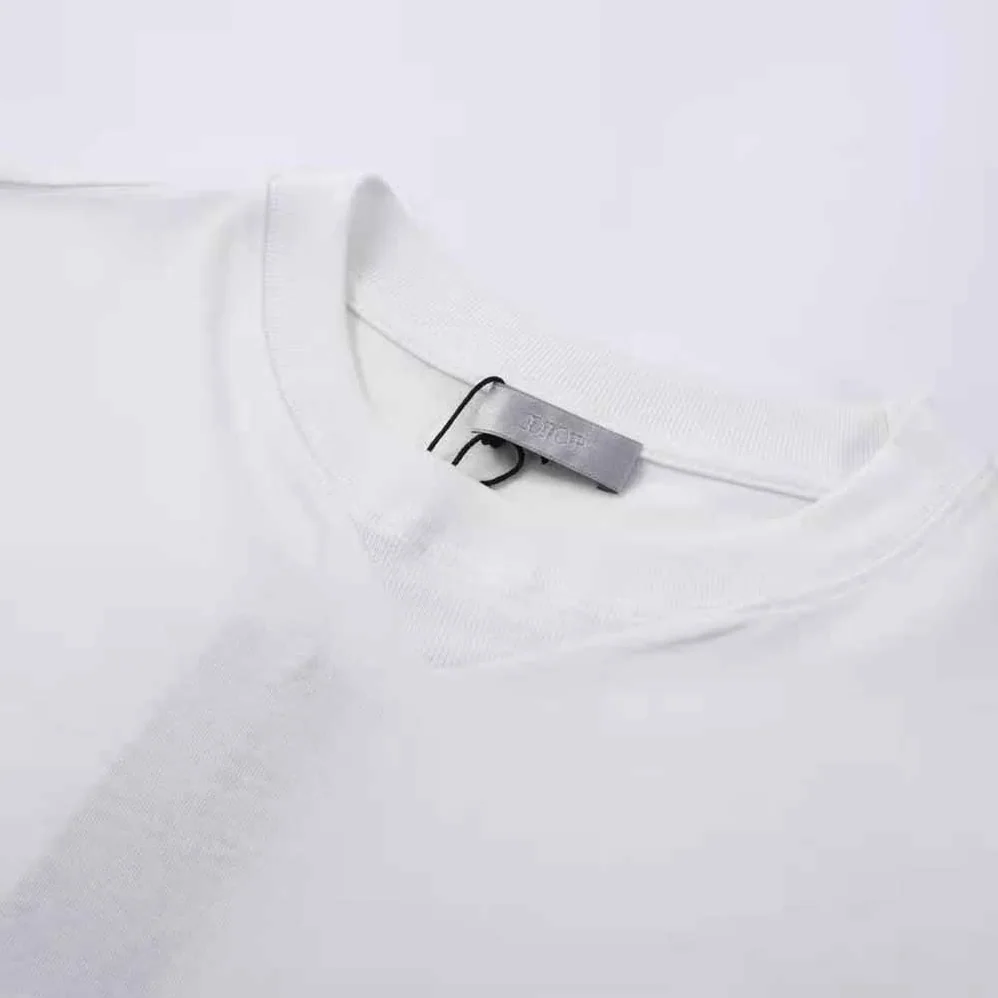 Dior Dior and Parley Oversized T-shirt White Parley Ocean Plastic Cotton Jersey Blend for Men