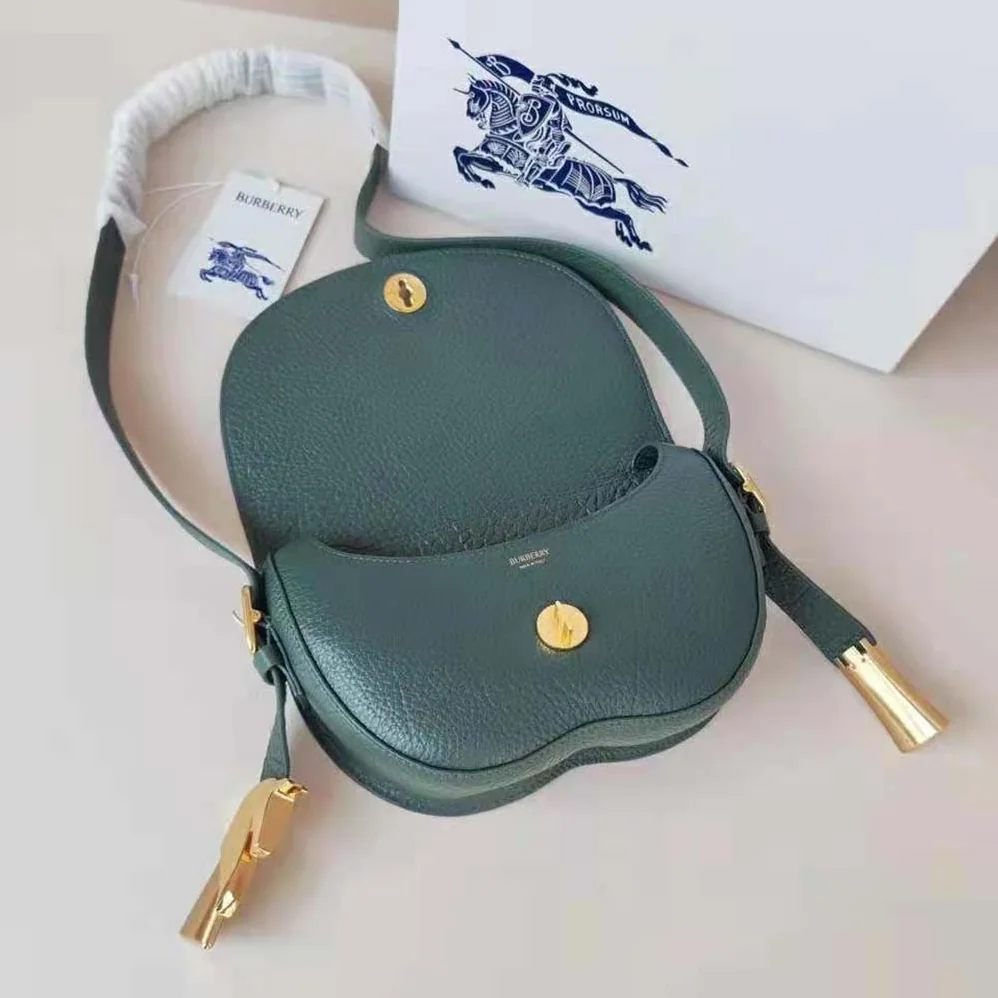 Burberry Chess Satchel for Women in Dark Green Burberry Chess Satchel for Women in Dark Green