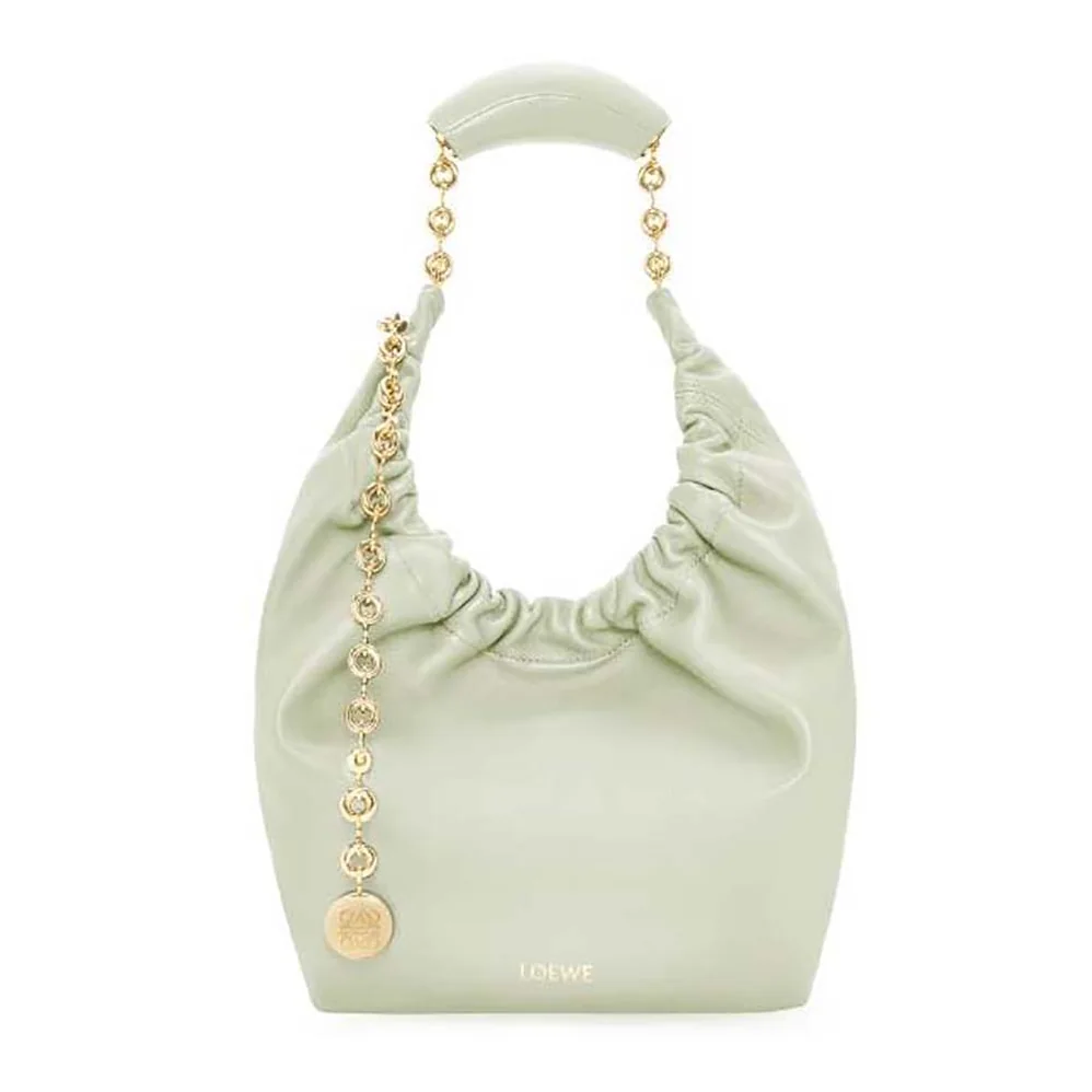 Loewe Small Squeeze Bag in Nappa Lambskin for Women in White Loewe Small Squeeze Bag in Nappa Lambskin for Women in White