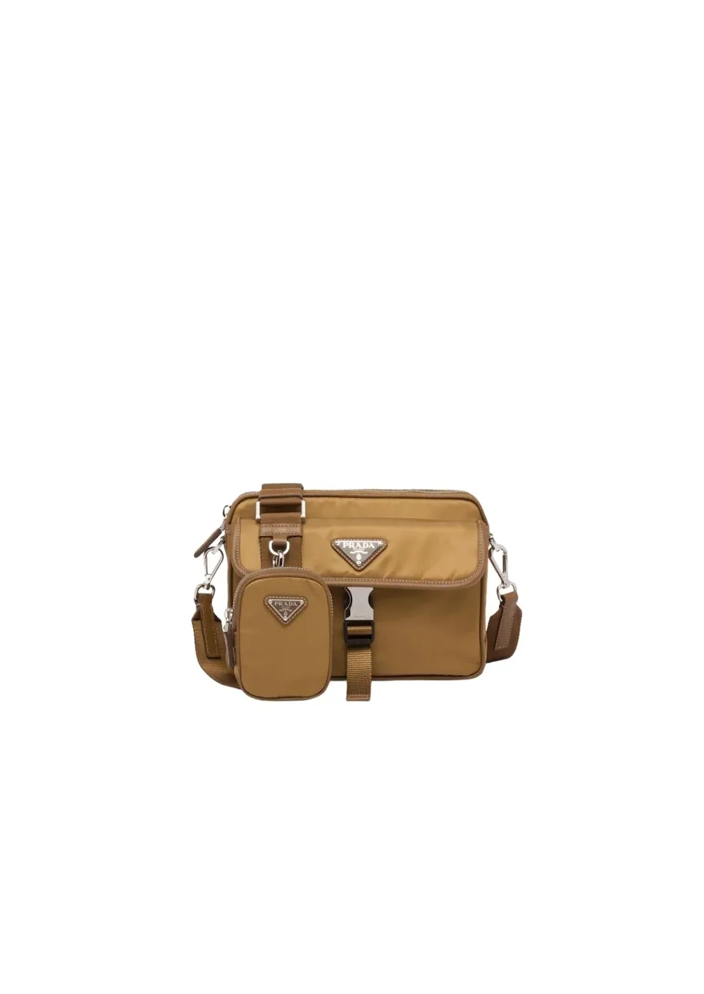 Re-Nylon And Saffiano Shoulder Bag Brown 2VH133_2DMH_F0005_V_XMP