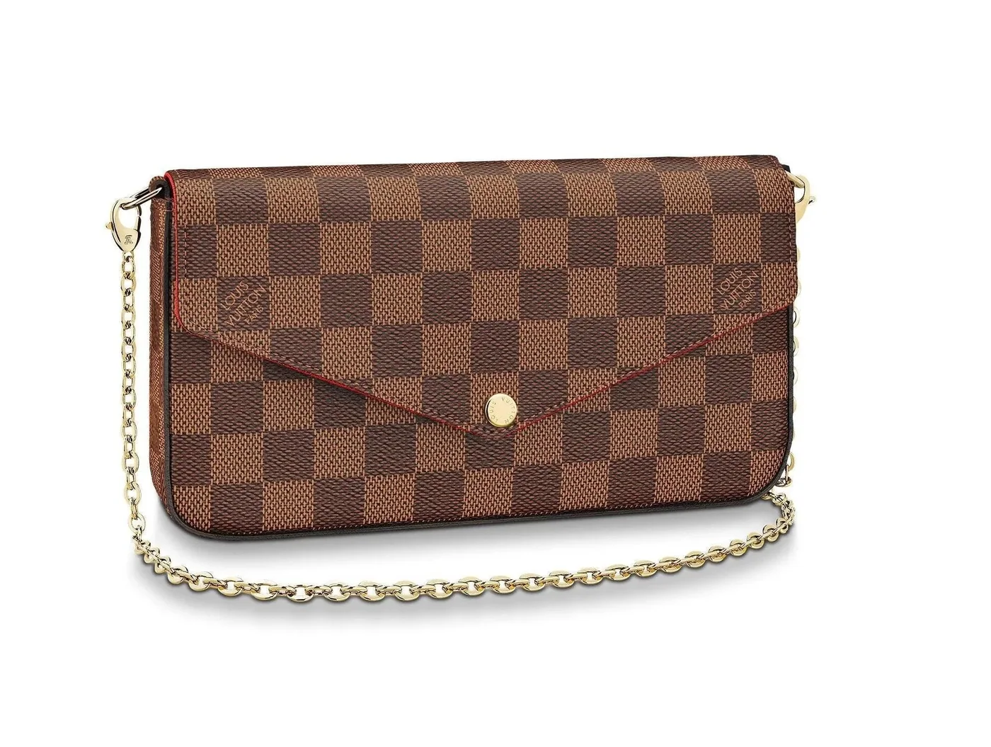 Félicie Pochette Brown Damier