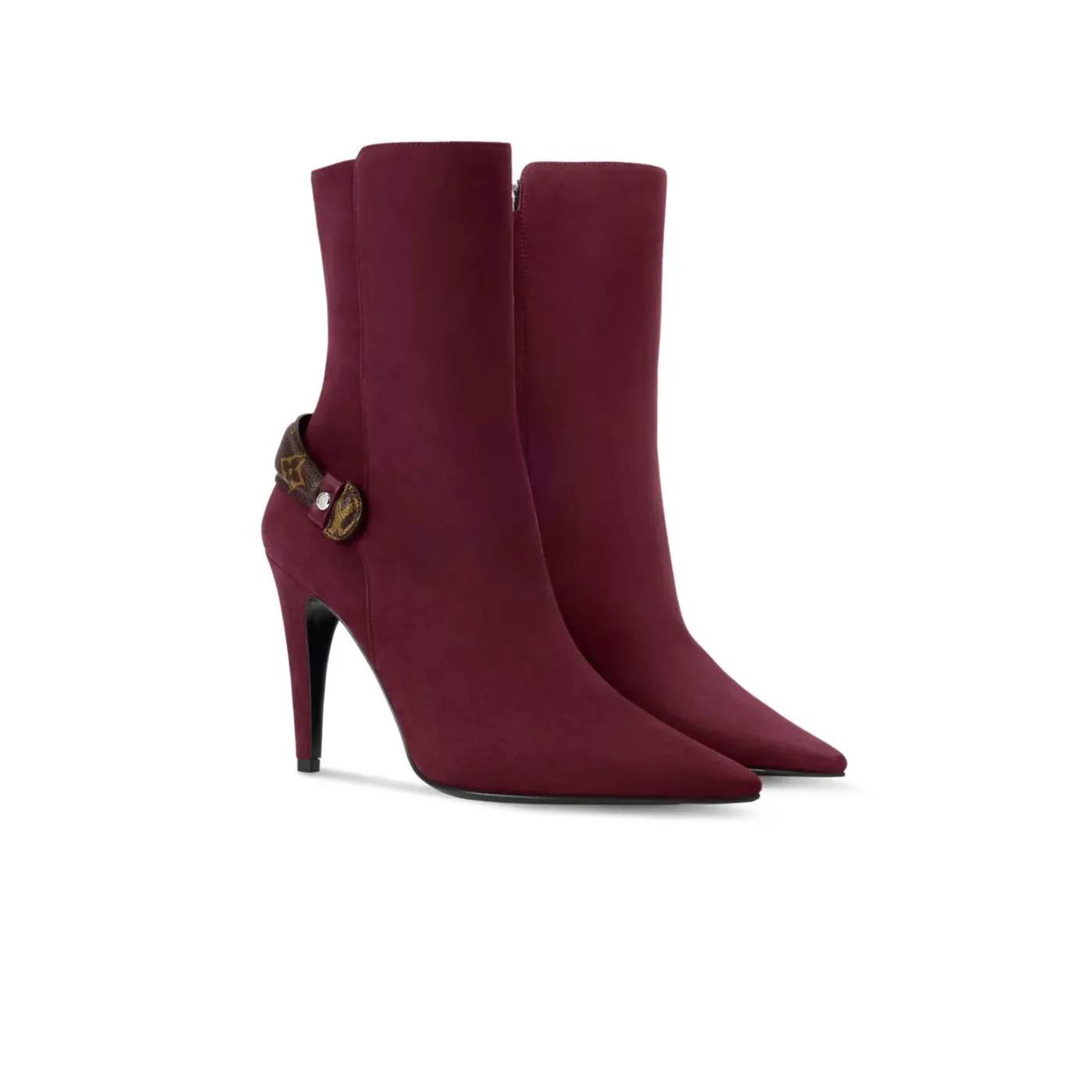 Louis Vuitton Legacy Ankle Boots Bordeaux Red 1AIDZH