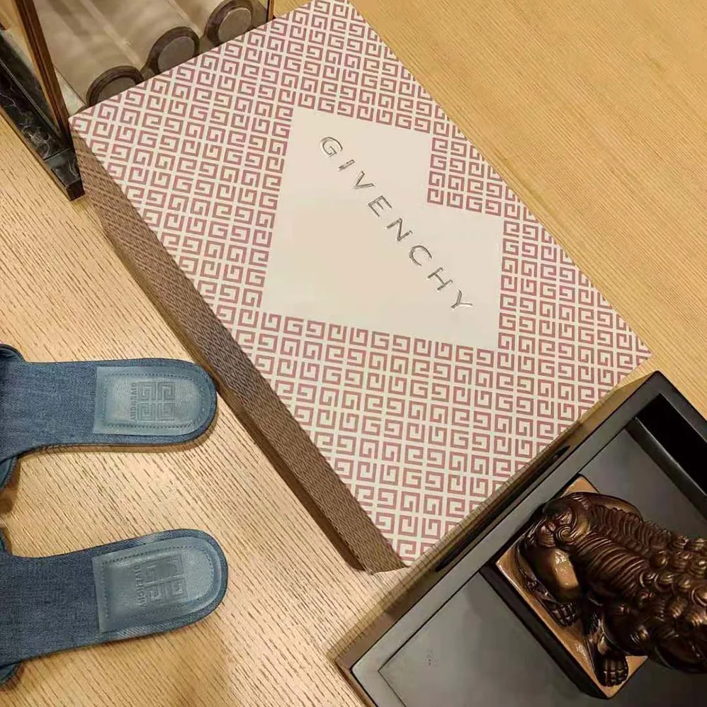 Givenchy 4G Mules in Washed Denim for Women in Blue Givenchy 4G Mules in Washed Denim for Women in Blue