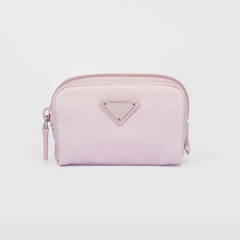 Prada Small Re-Nylon Wallet for Women in Pink Prada Small Re-Nylon Wallet for Women in Pink