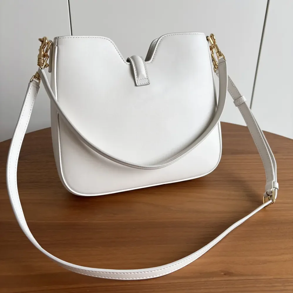 Celine Small Camille 16 Soft Bag in Smooth Calfskin for Women in White Celine Small Camille 16 Soft Bag in Smooth Calfskin for Women in White