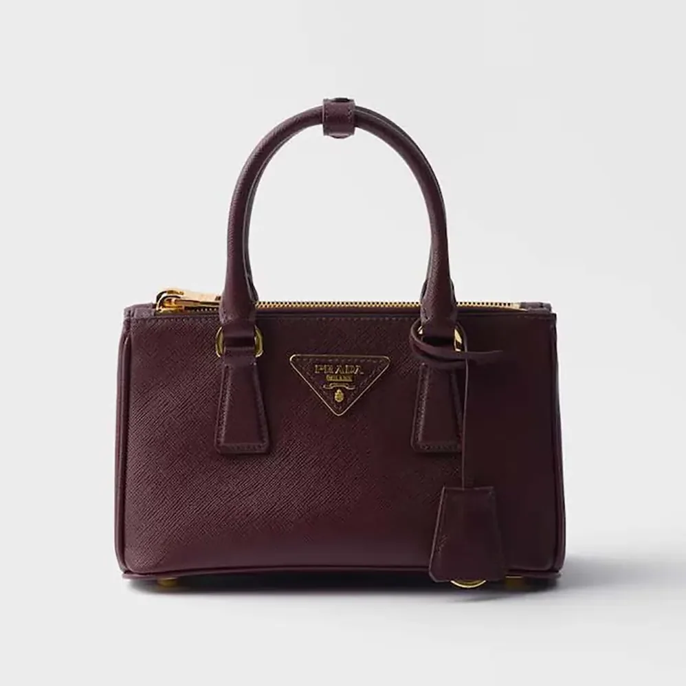 Prada Galleria Mini Saffiano Leather Bag for Women