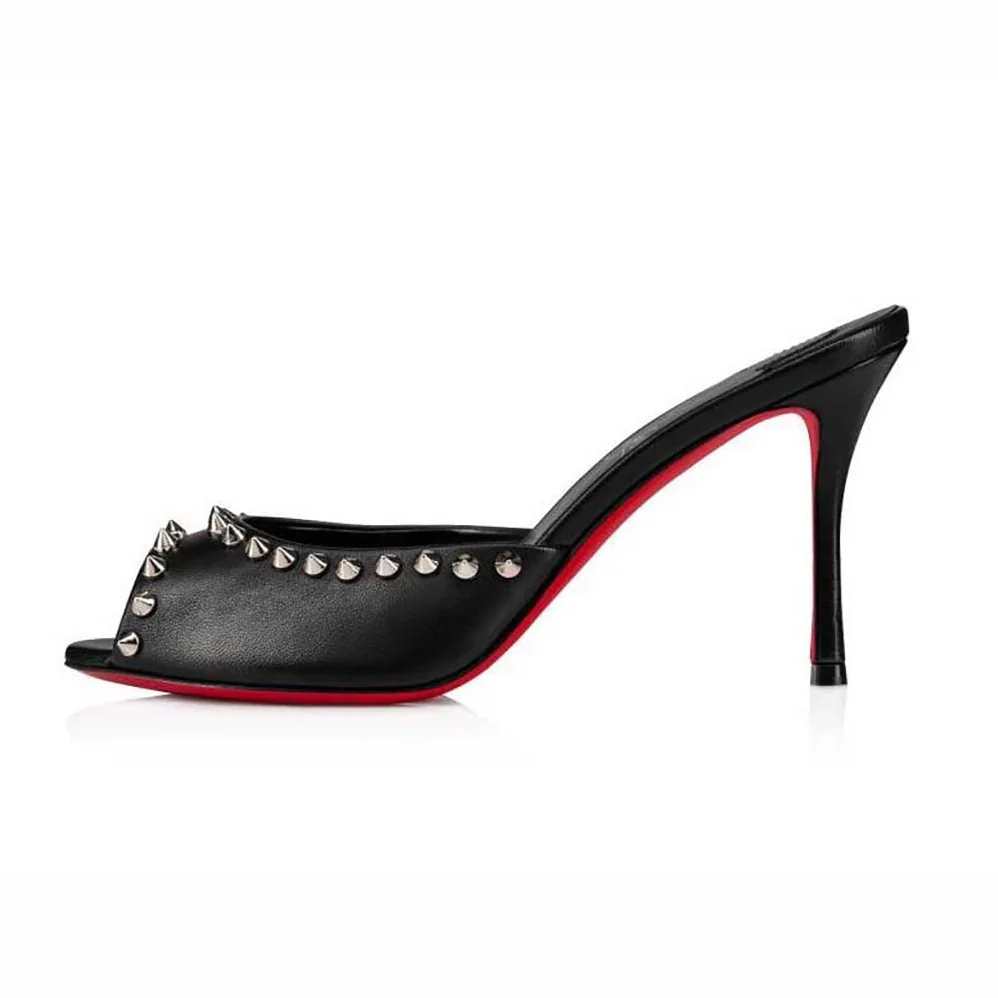 Christian Louboutin Me Dolly Spike 85 mm Sandals Nappa leather and Spikes for Women in Black