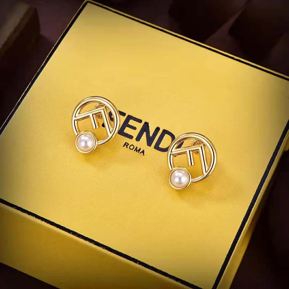 Fendi F is Fendi Earrings Gold for Women in colored Metal Fendi F is Fendi Earrings Gold for Women in colored Metal