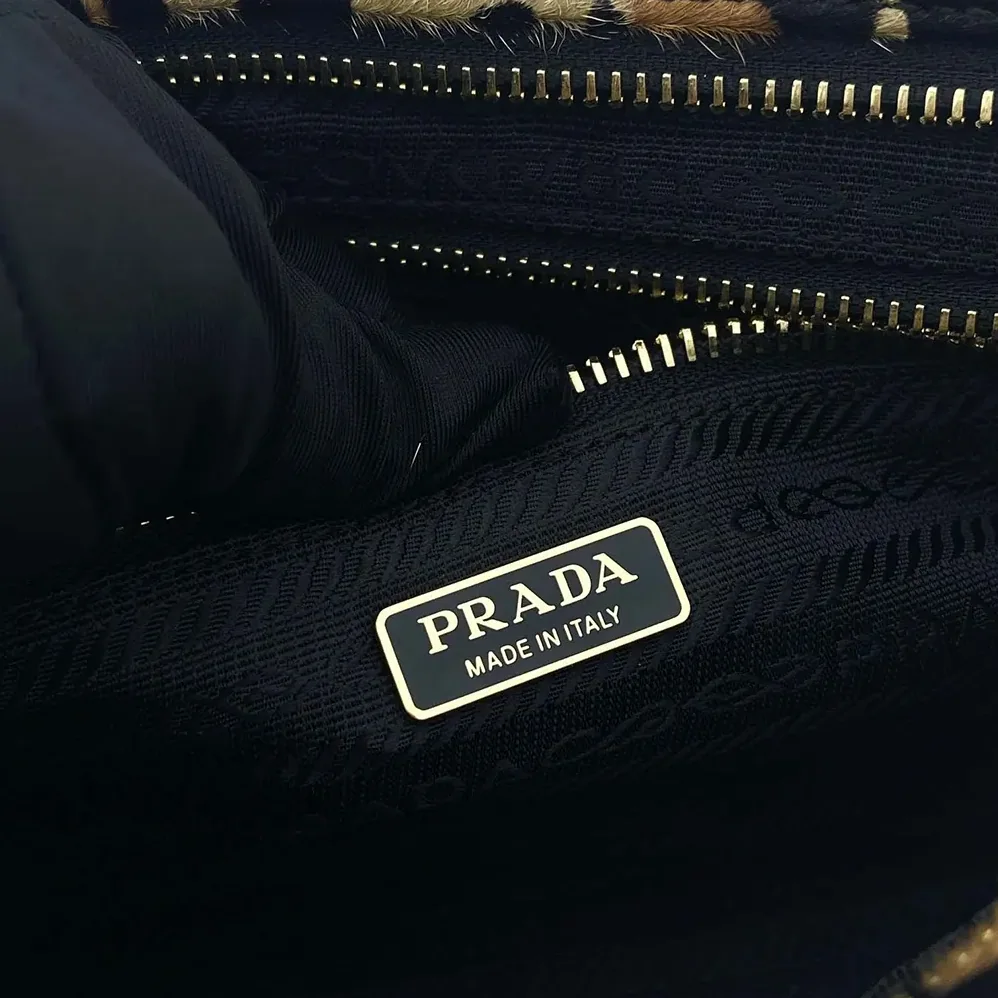 Prada Medium Printed Leather Handbag for Women Prada Medium Printed Leather Handbag for Women
