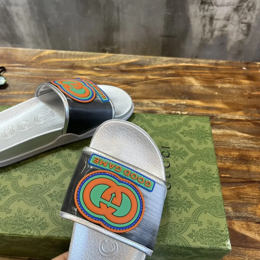 Gucci Good Game Slide Sandal Multicolor Gucci Good Game Slide Sandal Multicolor
