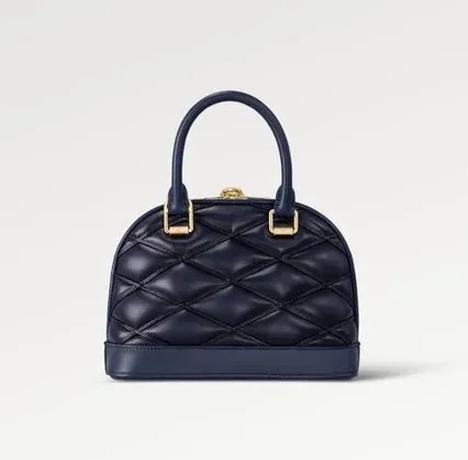 Louis Vuitton Alma BB Bleu Marine Bag - 9.3 Inches/ Louis Vuitton Alma BB Bleu Marine Bag - 9.3 Inches/