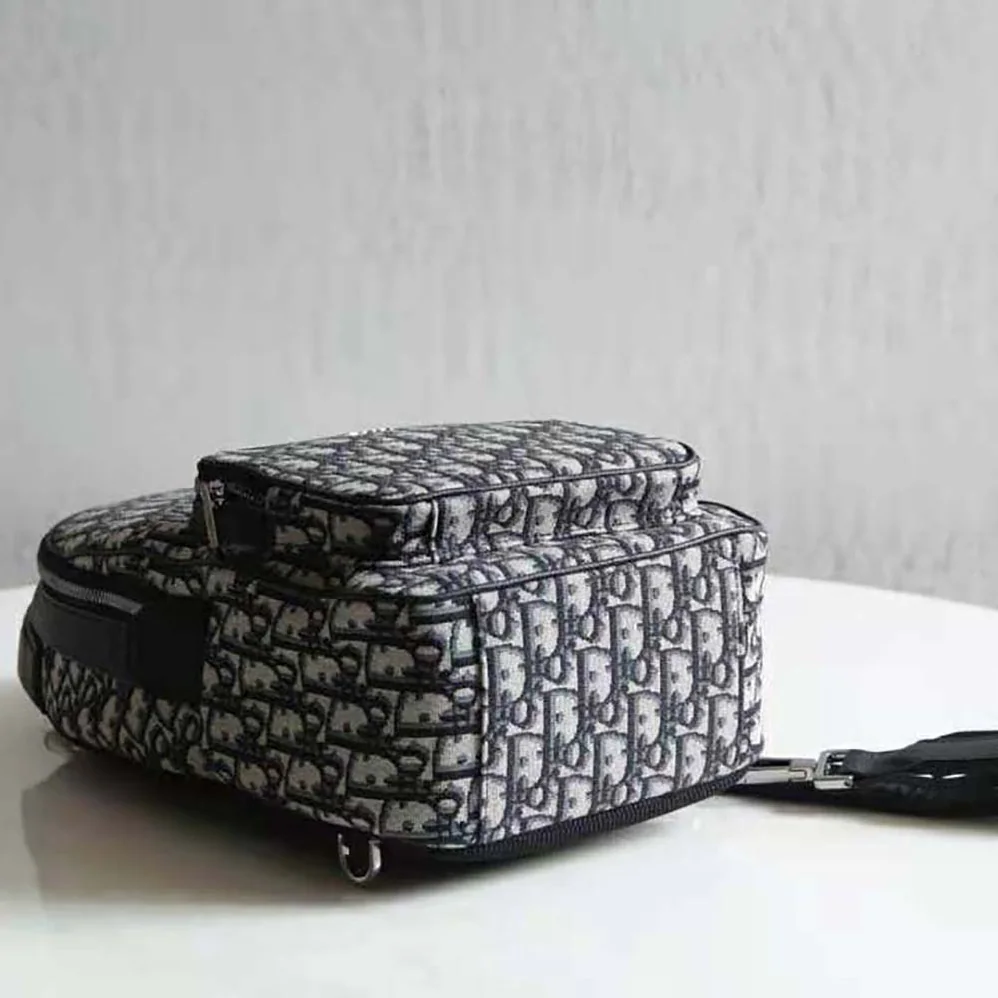Dior Sling Bag Beige and Black Dior Oblique Jacquard for Men Dior Sling Bag Beige and Black Dior Oblique Jacquard for Men