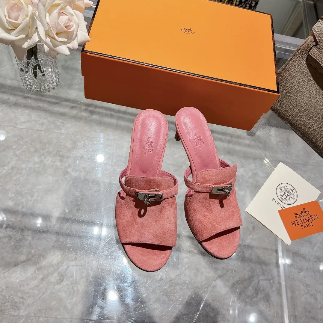 Hermes Cute Sandal Pink Hermes Cute Sandal Pink