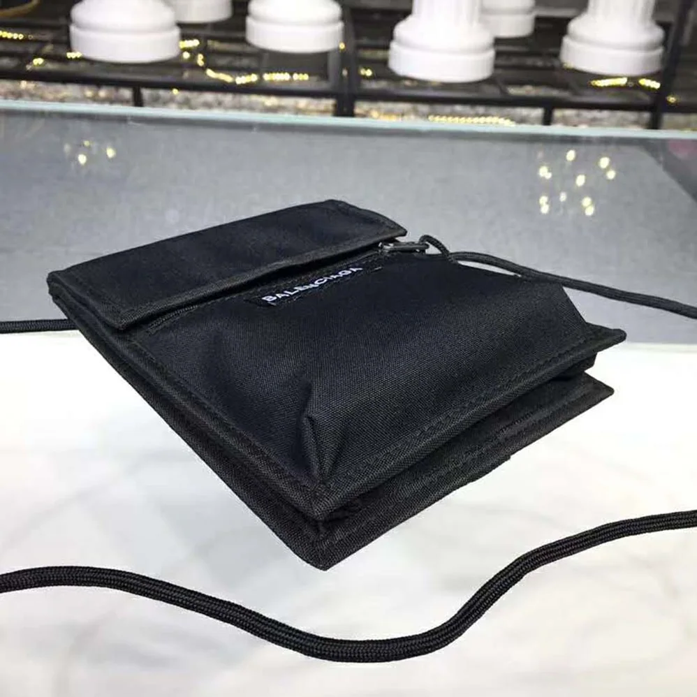 Balenciaga Explorer Pouch Strap for Men in Black Balenciaga Explorer Pouch Strap for Men in Black