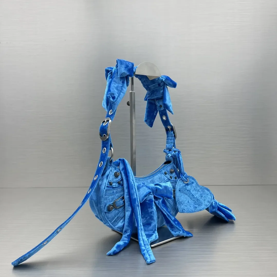 Balenciaga Le Cagole XS Shoulder Bag Blue /