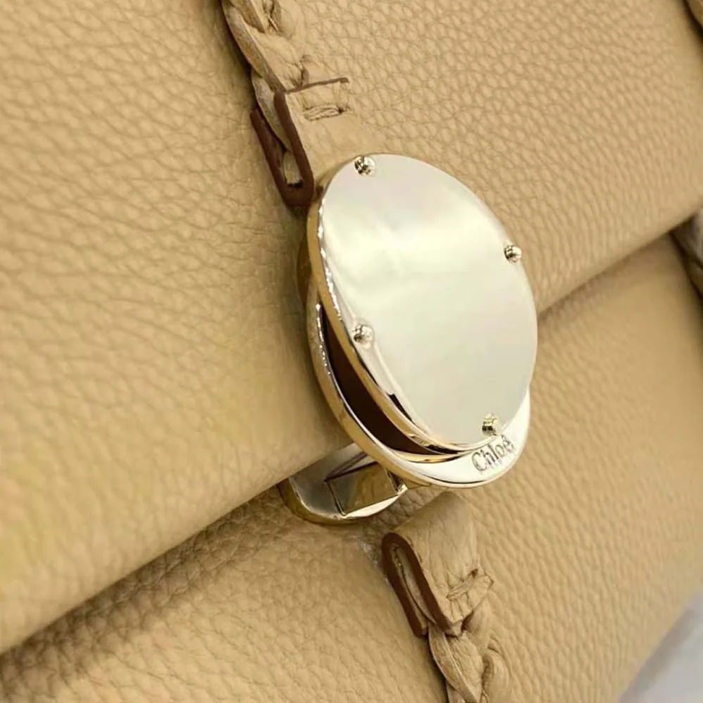 Chloe Penelope Medium Soft Shoulder Bag for Women in Gold