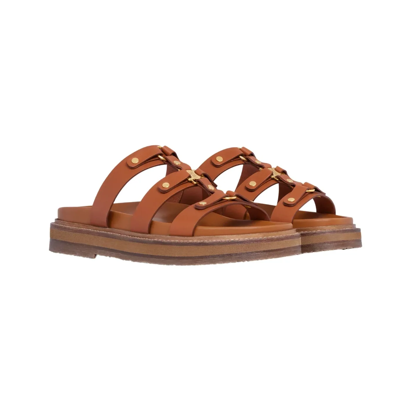 Slides Tippi Calfskin Brown .04LU