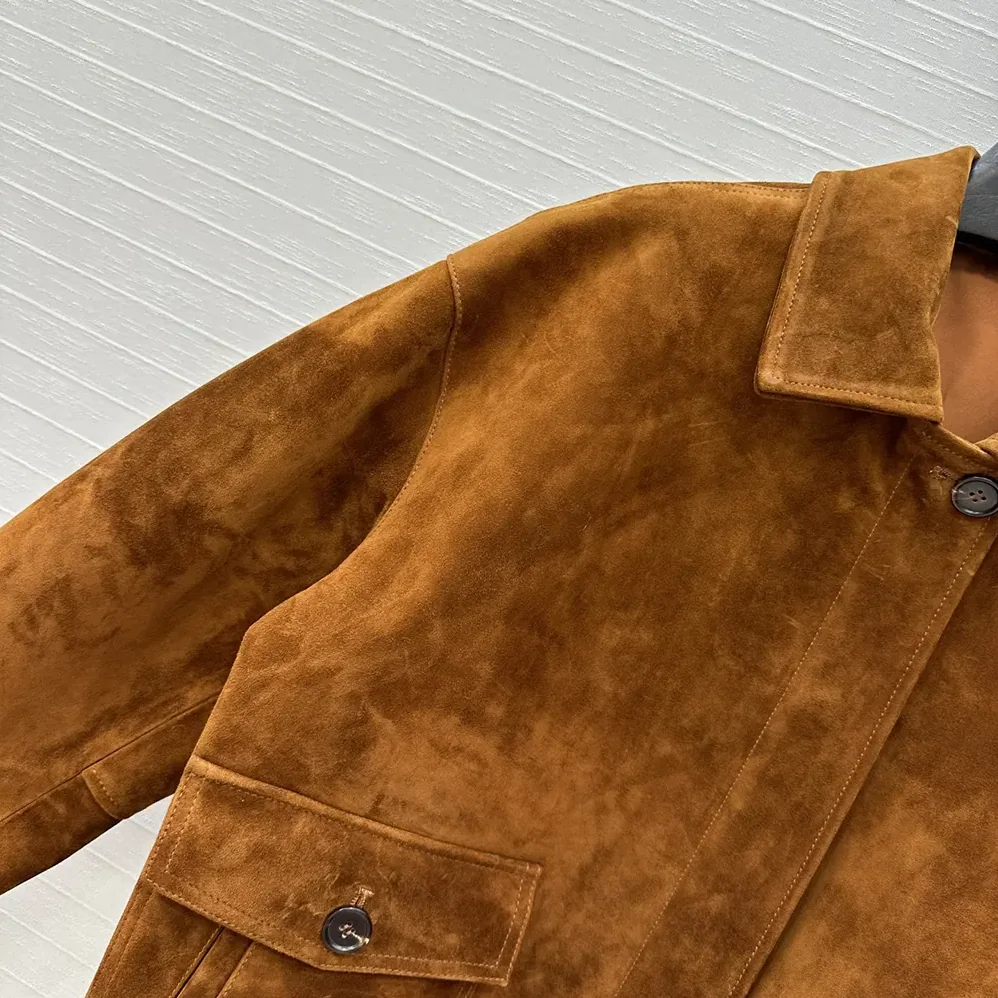 Miu Miu Suede Blouson Jacket for Women