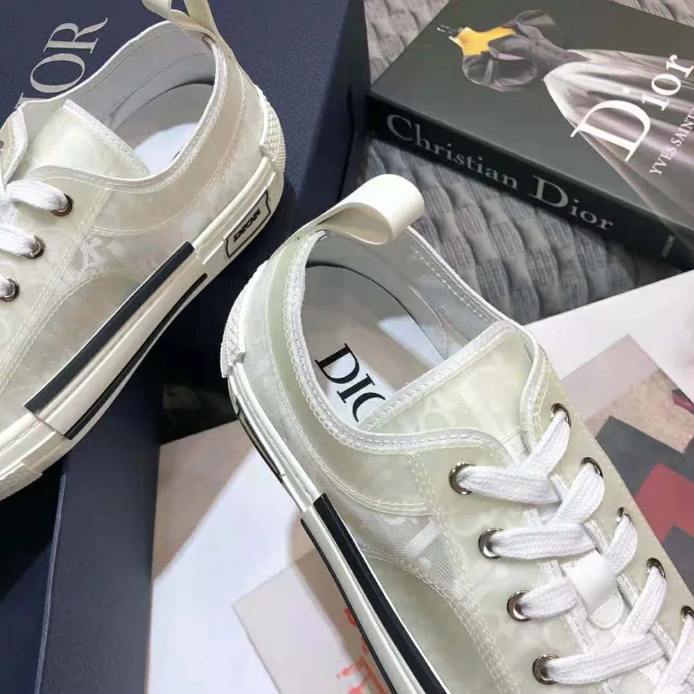 Dior B23 Low-Top Sneaker White Dior Oblique Canvas for Men Dior B23 Low-Top Sneaker White Dior Oblique Canvas for Men