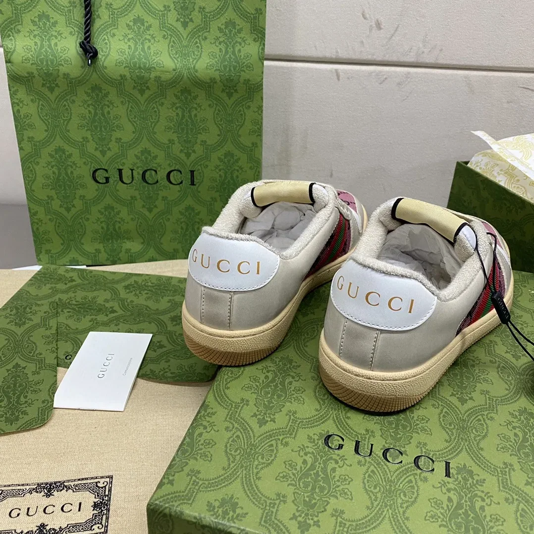 Gucci Screener GG Sneaker Cream Gucci Screener GG Sneaker Cream