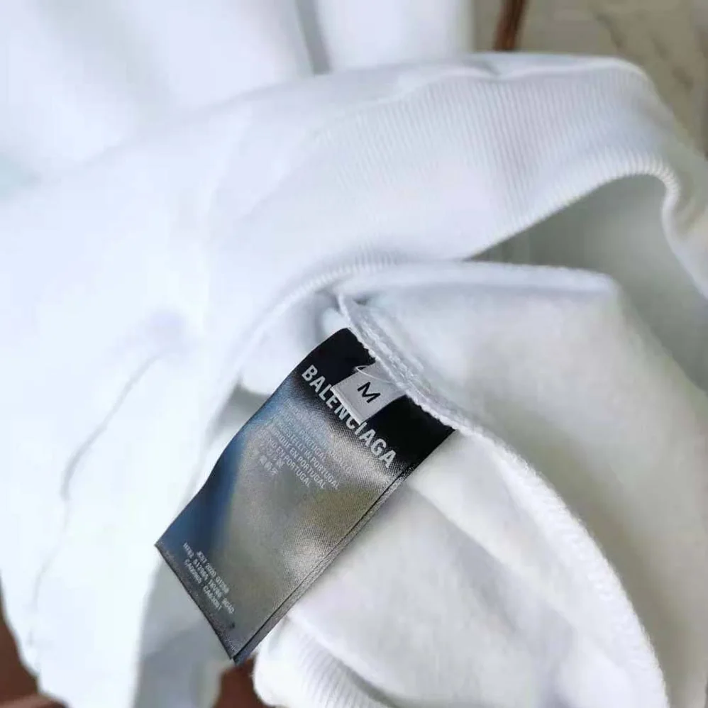 Balenciaga Space Boxy Hoodie in White Medium Fleece for Women Balenciaga Space Boxy Hoodie in White Medium Fleece for Women