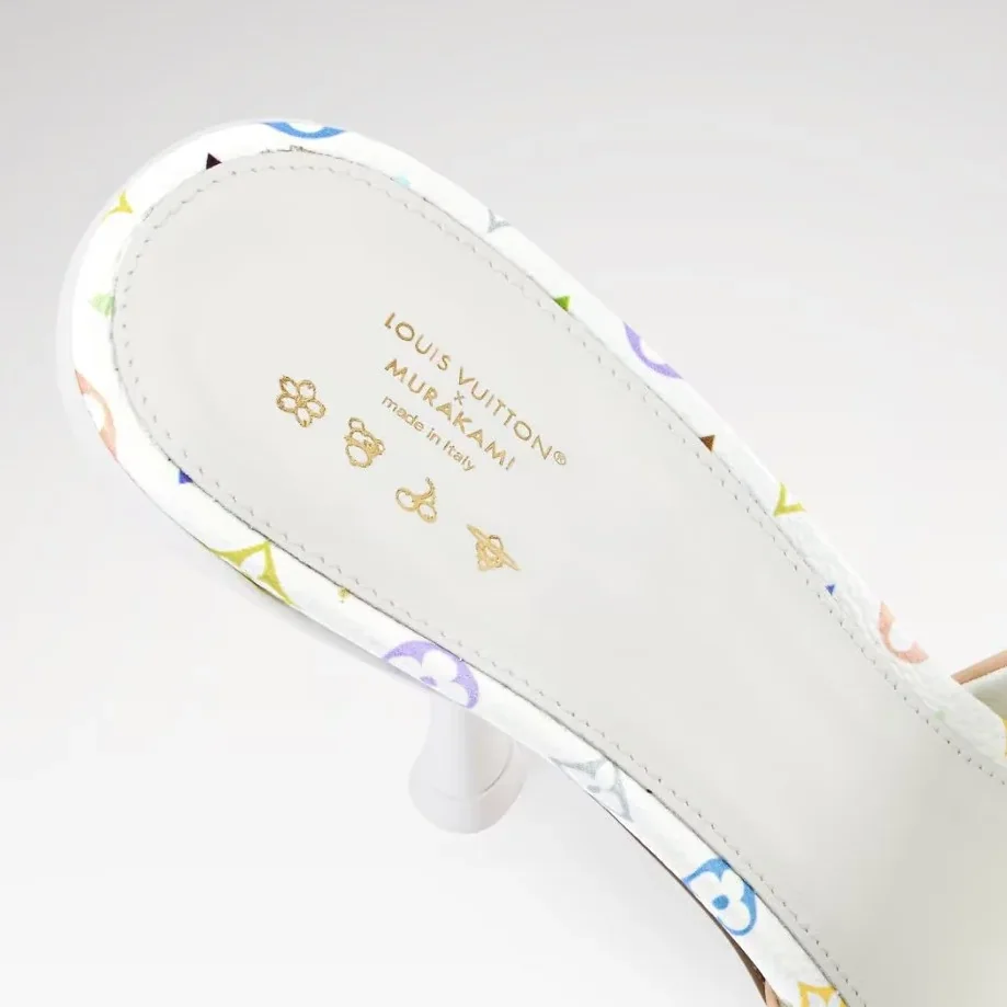 Louis Vuitton LV x TM 6AM Mules White 1AJSDD Louis Vuitton LV x TM 6AM Mules White 1AJSDD