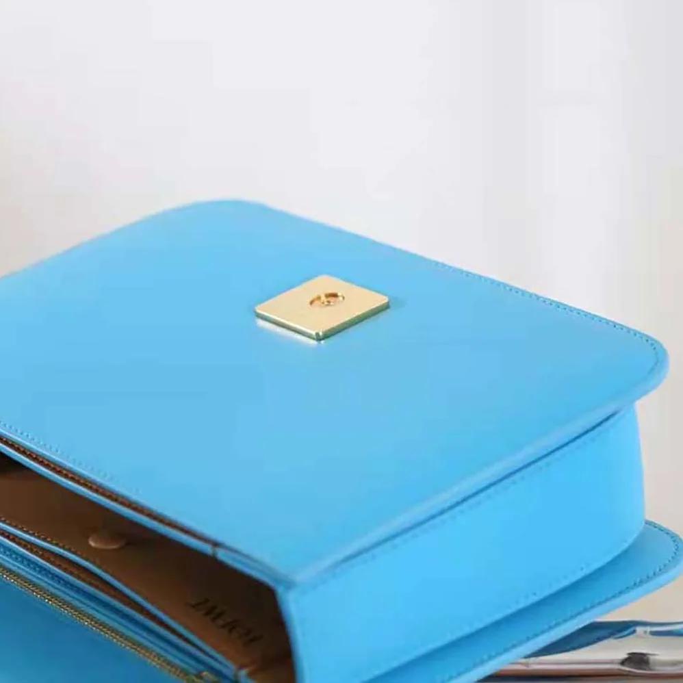 Loewe Goya Bag in Silk Calfskin for Women in Blue Loewe Goya Bag in Silk Calfskin for Women in Blue