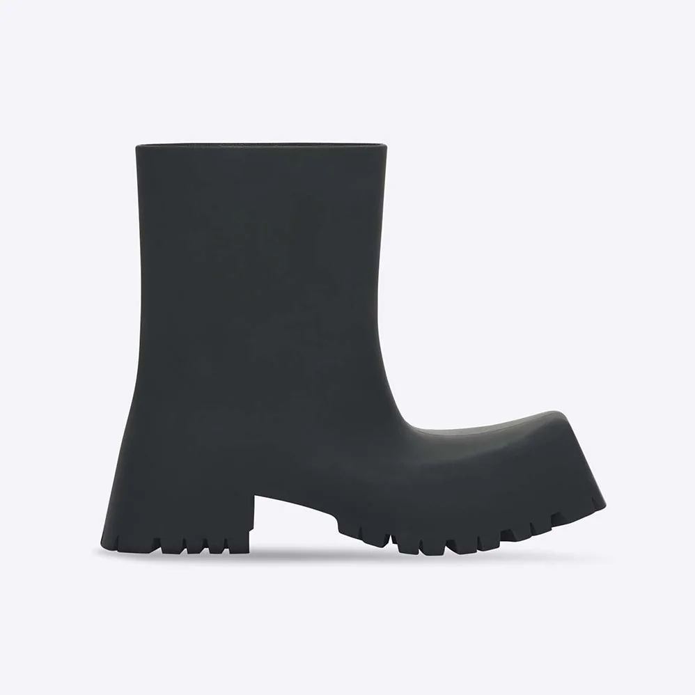 Balenciaga Trooper Rubber Boot in Black for Men