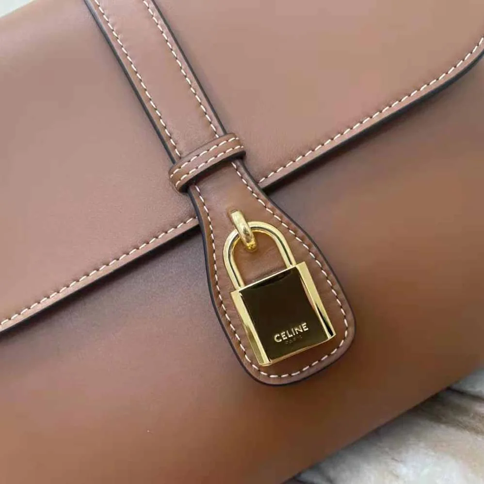 Celine Medium Tabou in Smooth Calfskin for Women in Brown