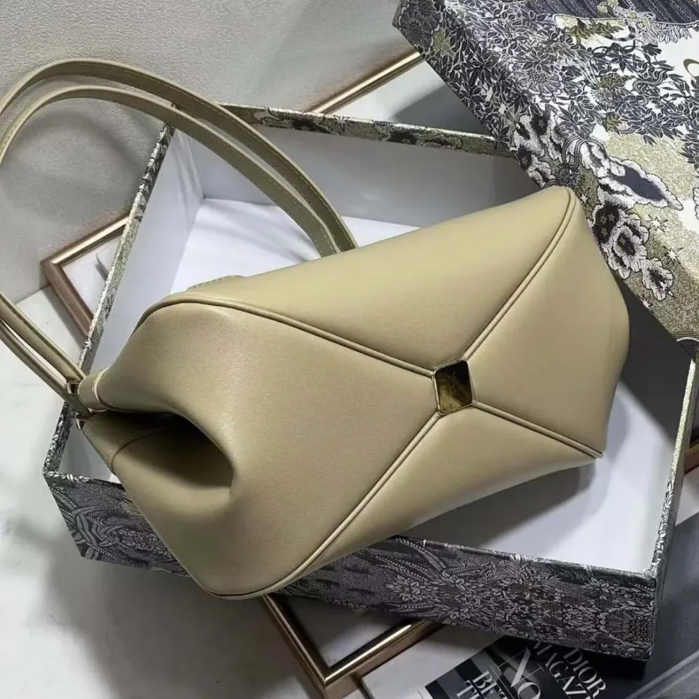 Dior Small Dior Key Bag Sandy Box Calfskin for Women