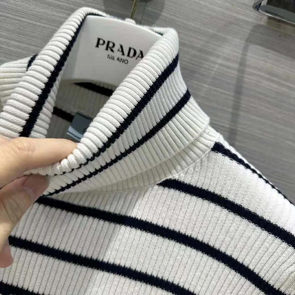 Prada Superfine Wool Turtleneck Sweater for Women