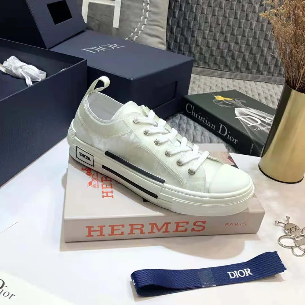 Dior B23 Low-Top Sneaker White Dior Oblique Canvas for Men Dior B23 Low-Top Sneaker White Dior Oblique Canvas for Men